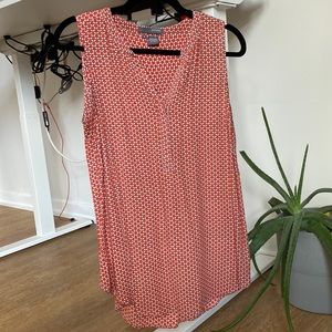 Sandra size medium sleeveless printed work top